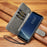 DG.MING for Samsung Galaxy S8 SM-G950 Leather Case, Retro Style | Wallet | Stand - Grey - 6