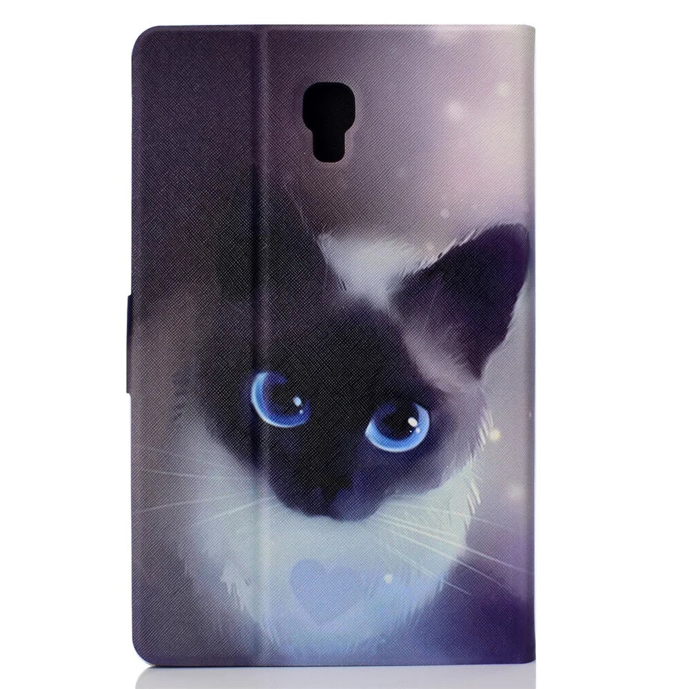 Pattern Printing Stand Leather Case for Samsung Galaxy Tab A 10.5 (2018) T590 T595 - Cat - 3
