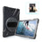 360 Degree Swivel Kickstand PC + Silicone Combo Case with Hand Strap for Samsung Galaxy Tab S4 10.5 T830 T835 - Black - 1