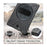 360 Degree Swivel Kickstand PC + Silicone Combo Case with Hand Strap for Samsung Galaxy Tab S4 10.5 T830 T835 - Black - 5