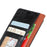 Protective Phone Case for Samsung Galaxy A7 (2018) Nappa Texture Split Leather Flip Folio Cover Shockproof Phone Shell with Stand Wallet - Black - 3