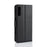 Litchi Skin PU Leather Protection Phone Shell for Samsung Galaxy A7 (2018) with Wallet Stand Design - Black - 6