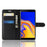 Litchi Skin Wallet Leather Stand Case for Samsung Galaxy J4+ - Black - 4