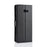 Litchi Skin Wallet Leather Stand Case for Samsung Galaxy J4+ - Black - 6