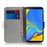 Pattern Printing Leather Case with [Wallet Stand] for Samsung Galaxy A7 (2018) - Pretty Flowers - 7
