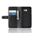 For Samsung Galaxy J4 Plus Phone Cases Genuine Split Leather Wallet Mobile Cover Stand - Black - 5