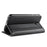 For Samsung Galaxy J4 Plus Phone Cases Genuine Split Leather Wallet Mobile Cover Stand - Black - 7