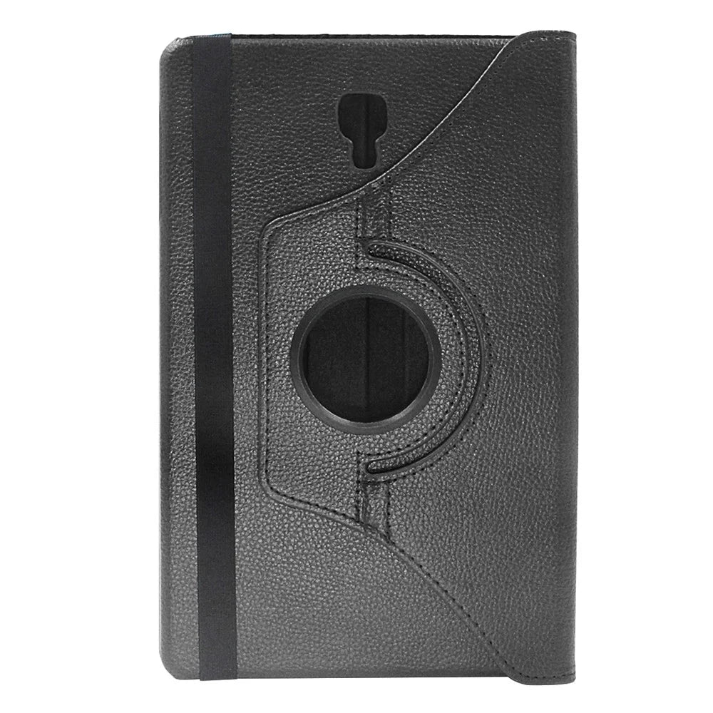 ENKAY HAT PRINCE Litchi Skin 360 Degree Rotary Leather Smart Case for Samsung Galaxy Tab A 10.5 (2018) T590 T595 - Black - 1