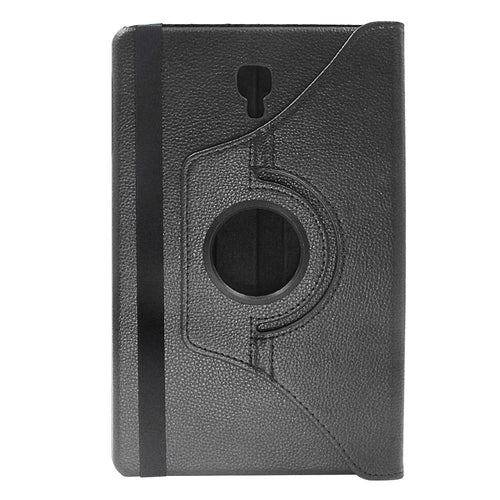 ENKAY HAT PRINCE Litchi Skin 360 Degree Rotary Leather Smart Case for Samsung Galaxy Tab A 10.5 (2018) T590 T595 - Black - 1