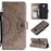 Imprinted Mandala Pattern PU Leather Phone Case for Samsung Galaxy J6 Plus / J6 Prime - Grey - 1