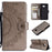 Imprinted Mandala Pattern PU Leather Wallet Case for Samsung Galaxy J4 Plus / J4 Prime - Grey - 1