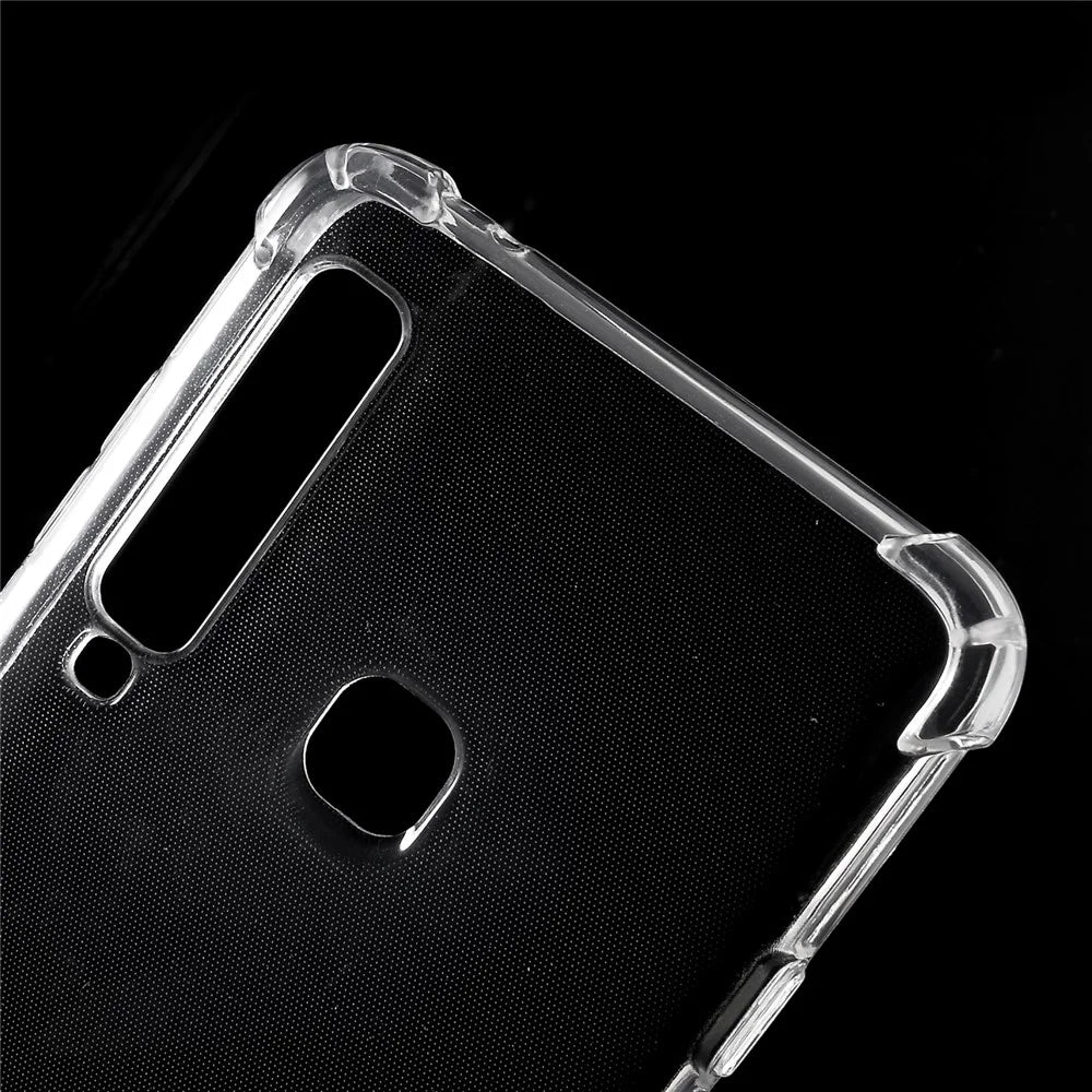 Drop-resistant Clear TPU Protection Case for Samsung Galaxy A9 (2018)/A9 Star Pro/A9s - 3