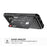 PU Leather Coated TPU Wallet Kickstand Casing with Built-in Magnetic Sheet for Samsung Galaxy S9 - Black - 6