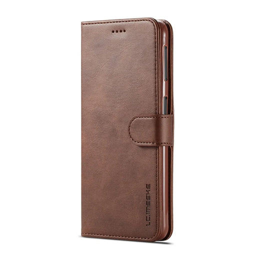 LC.IMEEKE Wallet Leather Stand Case for Samsung Galaxy A7 (2018) - Coffee - 2