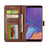 LC.IMEEKE Wallet Leather Stand Case for Samsung Galaxy A7 (2018) - Coffee - 4