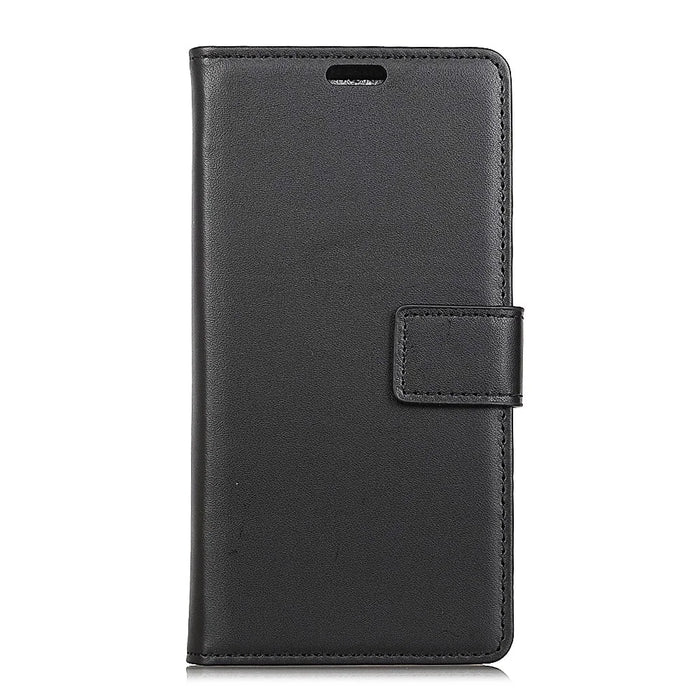Wallet Stand Leather Protective Phone Case for Samsung Galaxy S10 Plus - Black - 5
