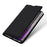 DUX DUCIS Skin Pro Series Card Storing Function Phone Leather Stand Cover for Samsung Galaxy S10 - Black - 4