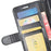 Crazy Horse Wallet Stand Leather Case for Samsung Galaxy S10 - Black - 3