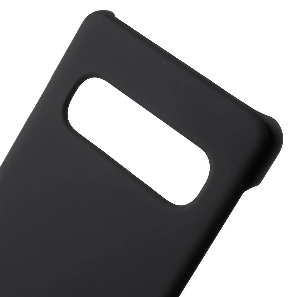 Rubberized PC Hard Case for Samsung Galaxy S10 - Black - 4