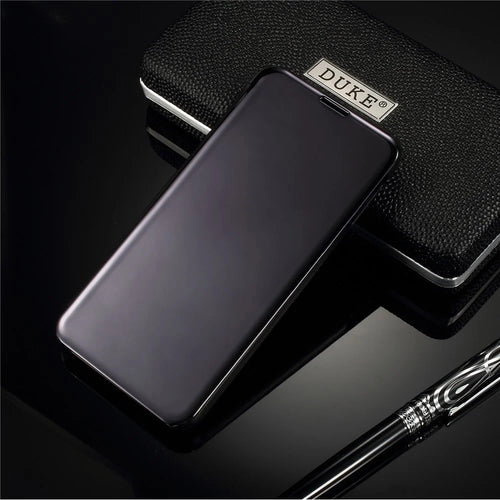 For Samsung Galaxy S10e Flip Leather Cover with Stand Full Body Protective Phone Case - Black - 1