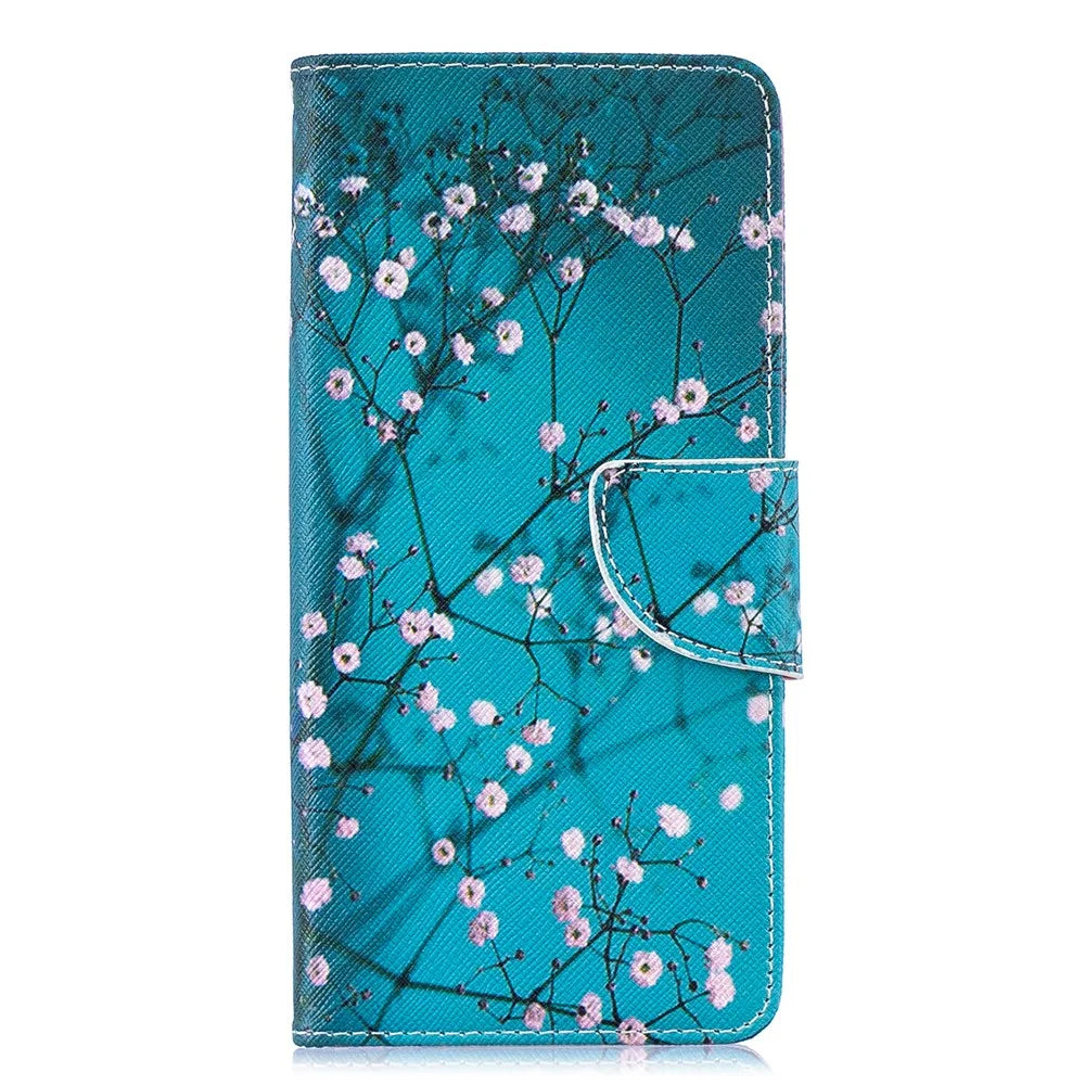 Pattern Printing PU Leather Protection Cell Phone Case for Samsung Galaxy S10 Plus - Wintersweet - 2