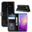Crazy Horse Wallet Stand Leather Flip Case for Samsung Galaxy S10e - Black - 2