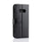 Crazy Horse Wallet Stand Leather Flip Case for Samsung Galaxy S10e - Black - 4