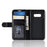 Crazy Horse Wallet Stand Leather Flip Case for Samsung Galaxy S10e - Black - 6