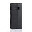Litchi Skin Wallet Leather Stand Case for Samsung Galaxy S10e - Black - 4