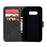 Imprint Butterfly Flower Leather Wallet Case for Samsung Galaxy S10e - Black - 3