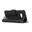 Imprint Butterfly Flower Leather Wallet Case for Samsung Galaxy S10e - Black - 4
