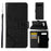 Imprint Butterfly Flower Stand Leather Case with Strap for Samsung Galaxy S10 - Black - 1