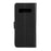 Imprint Butterfly Flower Stand Leather Case with Strap for Samsung Galaxy S10 - Black - 3