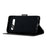 Imprint Butterfly Flower Stand Leather Case with Strap for Samsung Galaxy S10 - Black - 6