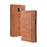 Vintage Style Leather Auto-absorbed Wallet Case for Samsung Galaxy J6+ - Brown - 2
