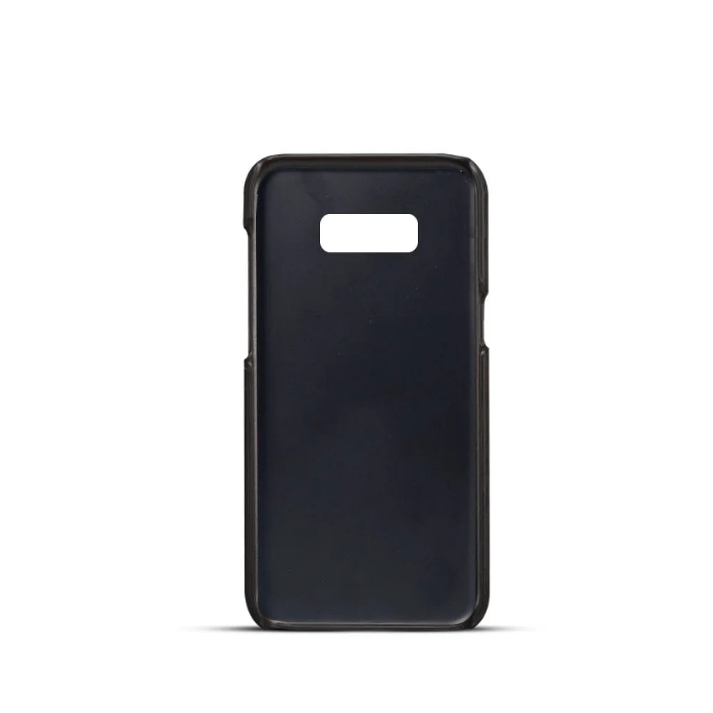 For Samsung Galaxy S10e Dual Card Slots Case PU Leather Coated PC Casing - Black - 3