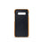 For Samsung Galaxy S10 Plus Dual Card Slots Case Crazy Horse PU Leather Coated PC Case - Orange - 2