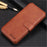 AZNS Leather Stand Cover with Card Slots for Samsung Galaxy S10 Plus - Brown - 1