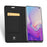 DUX DUCIS Skin Pro Series Stand Function TPU Inner Case + PU Leather Flip Case for Samsung Galaxy S10e - Black - 3