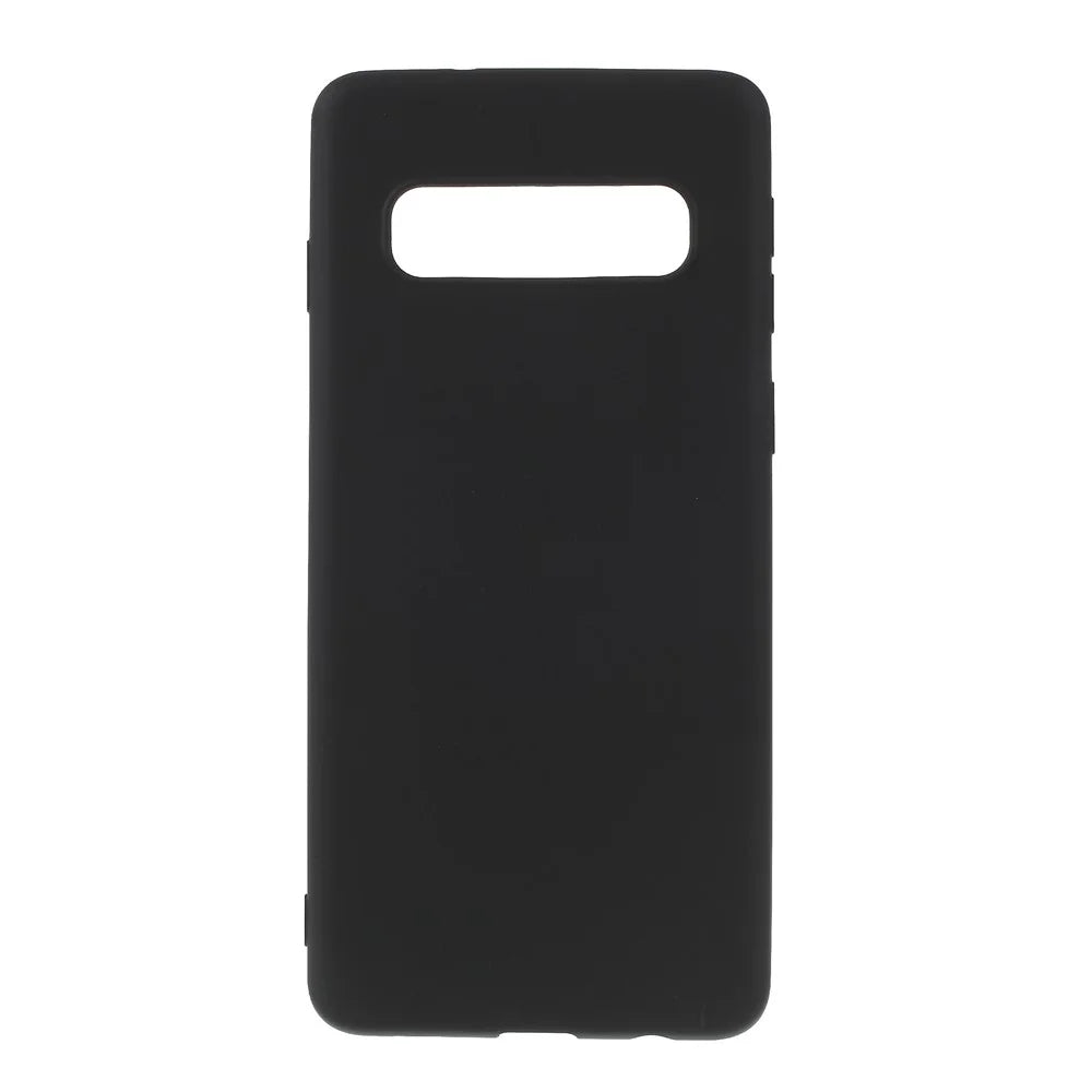 Double-sided Matte TPU Cover for Samsung Galaxy S10 Plus - Black - 1