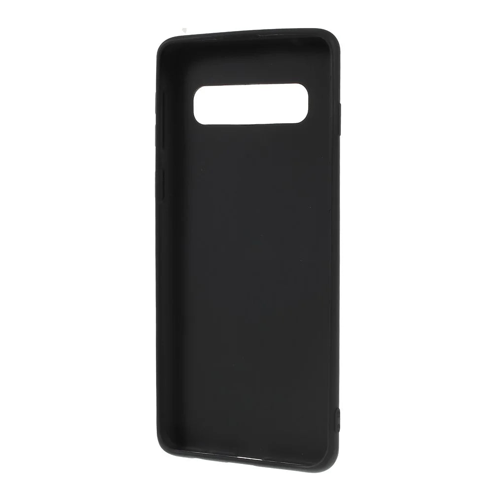Double-sided Matte TPU Cover for Samsung Galaxy S10 Plus - Black - 3