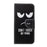 Cross Texture Patterned Leather Wallet Case for Samsung Galaxy S10 - Do Not Touch My Phone - 3