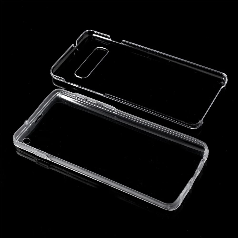 2-Piece Touchable TPU + Acrylic Hybrid Cover [360 Degree Protection] for Samsung Galaxy S10 - 6