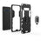 For Samsung Galaxy S10 Finger Ring Kickstand PC + TPU Hybrid Mobile Case - Black - 4