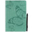 KT Tablet Series-3 [Imprint Butterfly] Stand Leather Tablet Case for Samsung Galaxy Tab S4 10.5 T830 T835 T387 - Cyan - 1