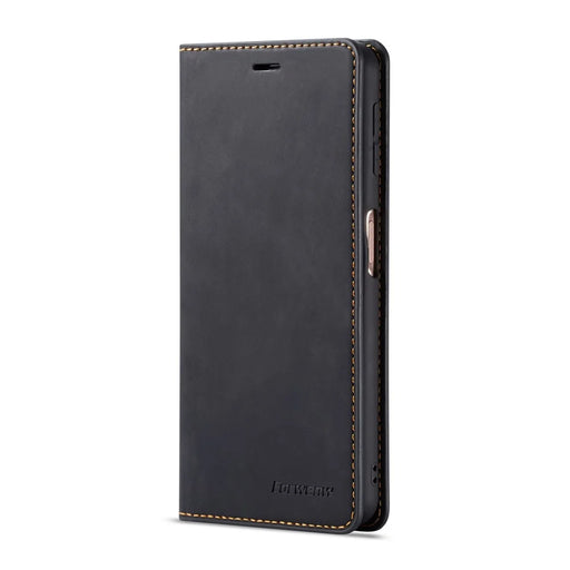 FORWENW Fantasy Series Silky Touch Leather Wallet Case for Samsung Galaxy S10e - Black - 2