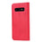 PU Leather Auto-absorbed Stand Wallet Phone Cover for Samsung Galaxy S10 - Red - 3
