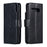 [9 Card Slots] Crazy Horse Leather Wallet Shell for Samsung Galaxy S10 - Black - 5