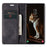 CASEME 013 Series for Samsung Galaxy S10 PU Leather Case [Auto-absorbed] [Wallet Stand] - Black - 2