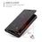 CASEME 013 Series for Samsung Galaxy S10 PU Leather Case [Auto-absorbed] [Wallet Stand] - Black - 6